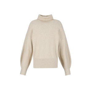 비지트인뉴욕 퍼프 슬리브 터틀넥 니트 YYCLK52