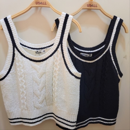 유솔 4층 부산대nc 봄바람 살랑일때 입기좋은 여아 케이블 뷔스티에 ULVK25352