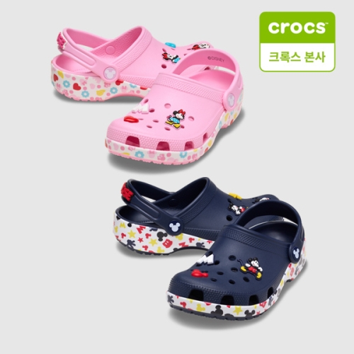 크록스키즈 미키 프렌즈 미니 클래식 클로그 키즈 (211148-90H)