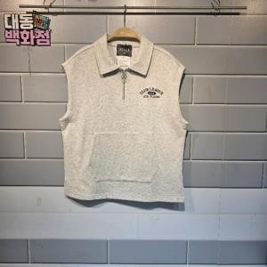 유솔 부산대NC 카라가 있어 단정한 느낌 여아CP쮸리박스핏베스트 ULVM25S51 02 LIGHT MELANGE GREY 140
