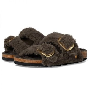 버켄스탁 우먼 빅버클 테디 콘크리트 그레이 143421