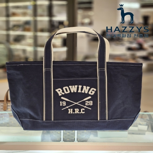 헤지스 ACC 캔버스 로잉 쇼퍼백_HJBA5E312N2