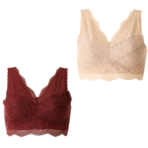 와코루 조임없이 스트레치 레이스 크라탑 런닝브라 WLGB190R