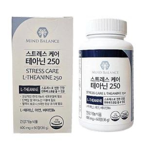 네이처퓨어코리아 마인드밸런스 스트레스 케어 테아닌 250 60정