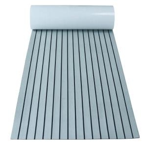 에바  폼 인조 티크 보트 데크 매트 시트 방수 폰툰 다크 블랙 바닥 모터보트 티크 요트 마린 바닥 2400450m