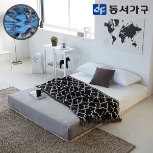  동서가구 삼나무원목 접이식 깔판 침대 Q [본넬스프링]