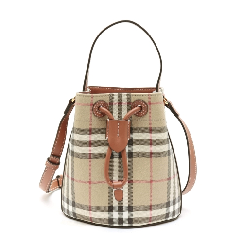 버버리 체크 버킷백_8100486