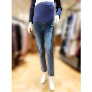 와코루 마더피아 임부 청바지 임신 초기에서 만삭 까지RBO2031BU