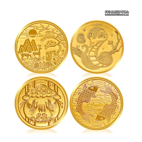 삼성금거래소  리치 코인골드바 4종세트