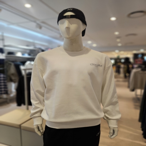 클라이드.n FPATS121U 남여공용 스몰 래터링 맨투맨 티셔츠 5컬러