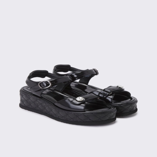 슈콤마보니 여성 젬마 샌들_DG2AM24006BLK