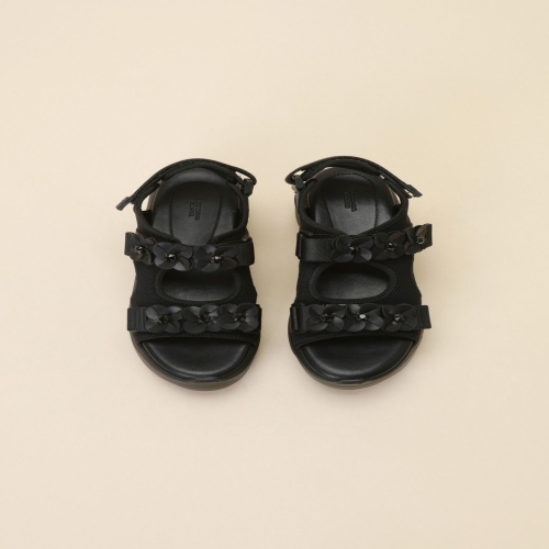 슈콤마보니 플뢰르24 플랫폼 샌들 DG2AM24029BLK