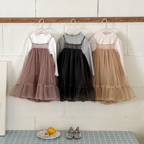 투투 베이비맥스 스트랩 샤레이스 스커트 R13514