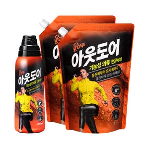 울샴푸 아웃도어 800ml + 리필 1L