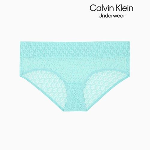 캘빈클라인 언더웨어 QD5285-VOG 여성 CK 로고 레이스 트림 힙