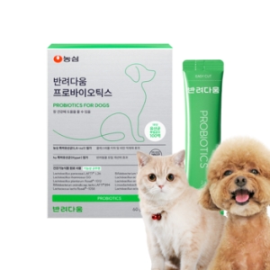 농심 반려다움 프로바이오틱스 유산균 60g (2g x 30p)
