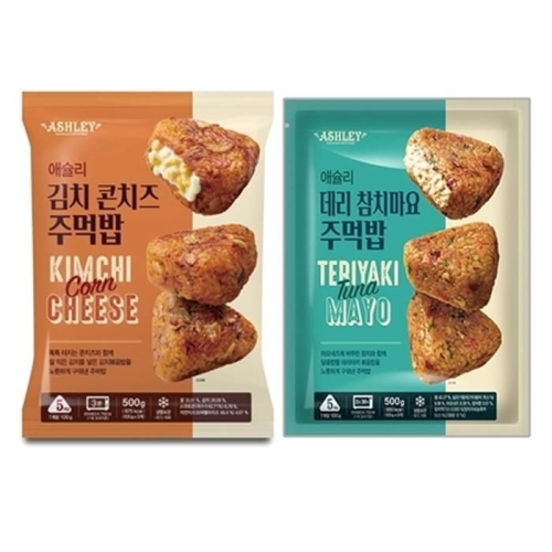 애슐리  주먹밥 2종 세트 김치 콘치즈 10개+데리참치마요 10개