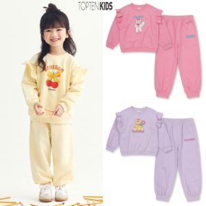 탑텐키즈 여아 버비 라이트 테리 셋업 (MKF1IP2101)