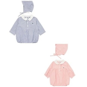 블루독베이비 코튼 벌룬 바디슈트 모자 세트A (45113-604-05)