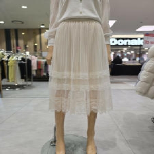 에고이스트 레이스 포인트 샤 스커트 ER2JS-301