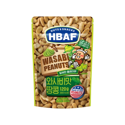 HBAF 와사비맛 땅콩 120g
