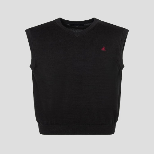 빈폴 Essential V넥 베스트 블랙_BC5151E035