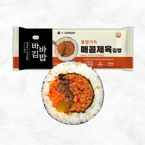 올곧 바바김밥 매콤제육김밥 230g