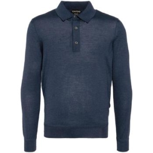 톰포드 긴소매 폴로 셔츠 KPL038YMK005S23 T