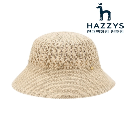 헤지스 아이보리 짜임 린넨혼방 벙거지모자 HIHE5E202IV