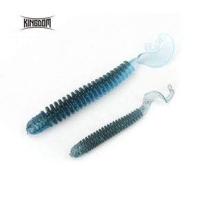 킹덤  3802 소프트베이트 링테일 웜 W190D35