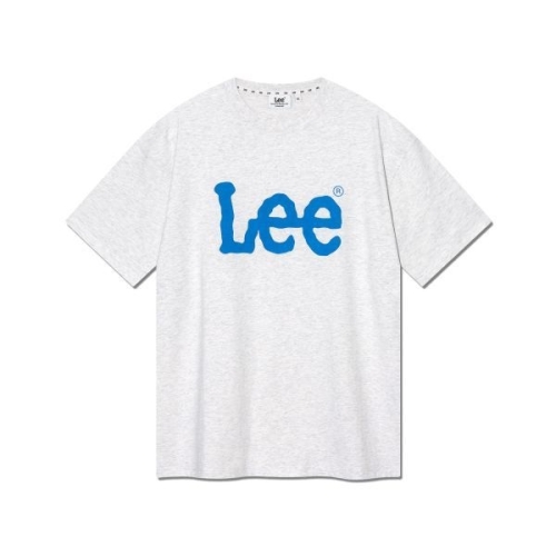 LEE 리 빅 트위치 로고 티셔츠 라이트 그레이 528546