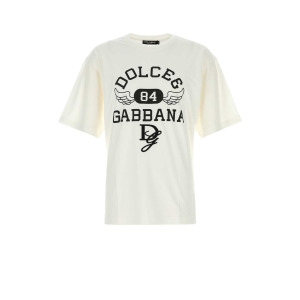 돌체앤가바나 White cotton t-shirt G8PN9ZG7NSN W0111