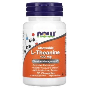 나우푸드 츄어블 L 테아닌 100mg 90정