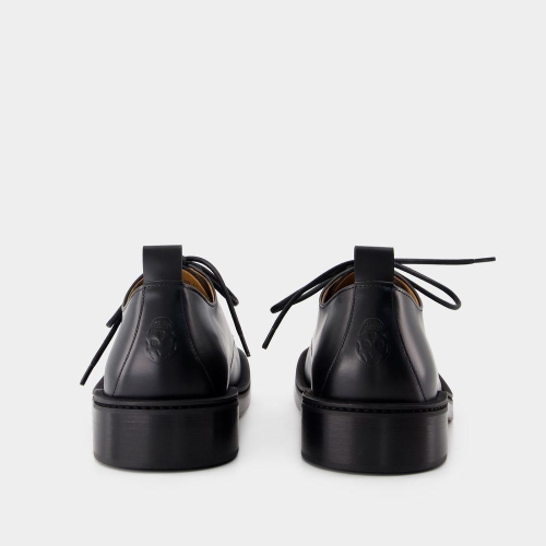 알렉산더맥퀸 레이스 업 더비 ALEXANDER MCQUEEN 레더 블랙 809947WHACD1000 B0731550009