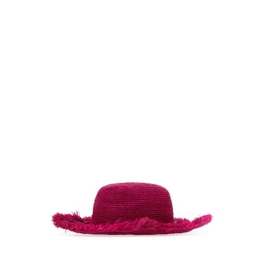 메이드 포 어 우먼 Fuchsia raffia hat 23S CHAPEAU9 15FUXIA