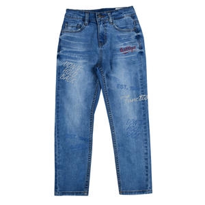 JEEP 키즈 앞레터링프린트스트레이트데님 120-155 KL2DPU110DJ