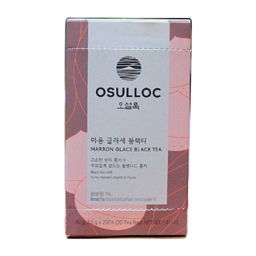 아모레퍼시픽  오설록 마롱 글라세 블랙티 20개입