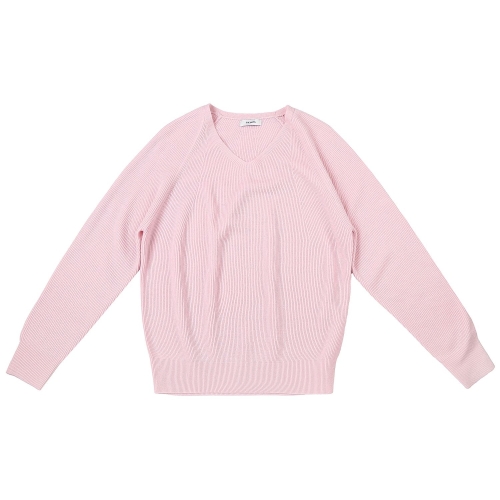 쉬즈미스 여성 프리미엄 리브드 브이넥 니트 SSKPOP12040