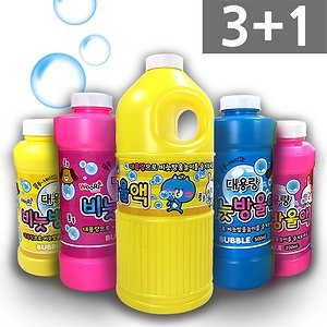 비누방울 버블건 리필액 230ml 4개