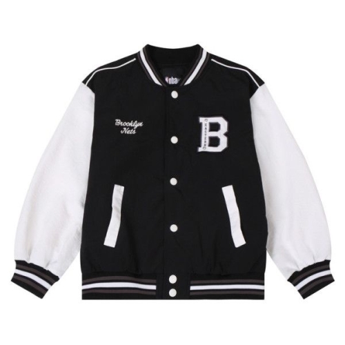 NBA-KIDS BKN 팀 바시티 안감점퍼 블랙 (K251JP040P19)