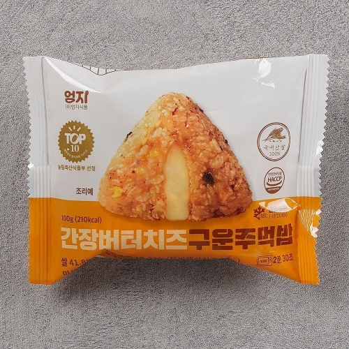 엄지식품  간장버터치즈 구운 주먹밥 100g