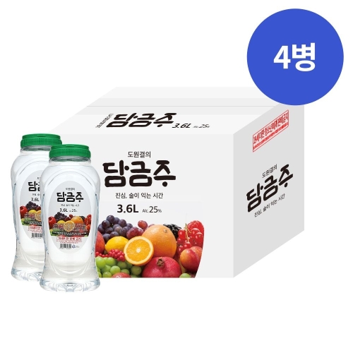 아름주가 도원결의 담금주 25도 3.6L