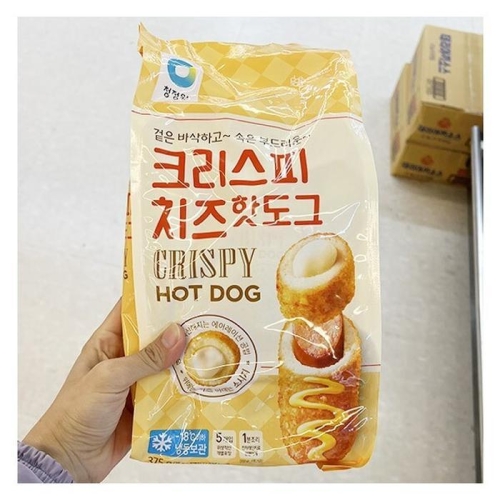 대상 청정원 크리스피 치즈핫도그 375g