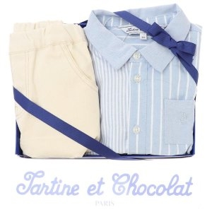 쇼콜라 백일, 댄버배색셔츠상하 TTOMXT062 B