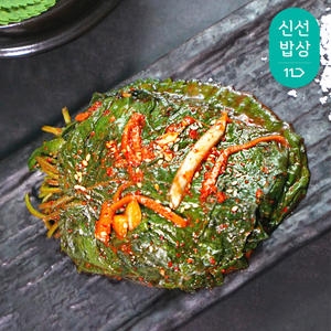 더주  여수거북선푸드 전라도 여수 비법 양념 깻잎김치 500g