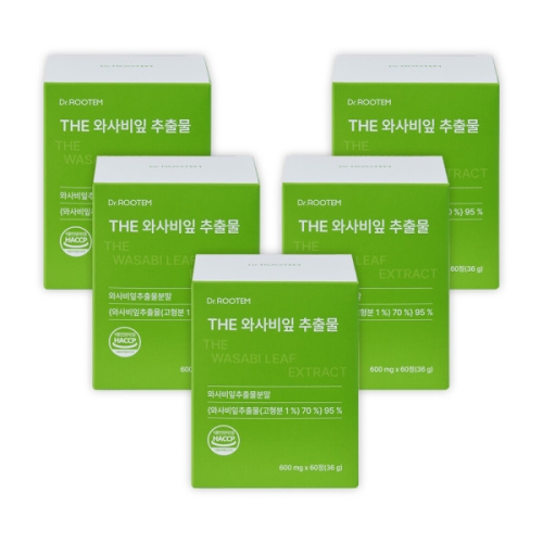 닥터루템 THE 와사비잎 추출물 600mg 60정