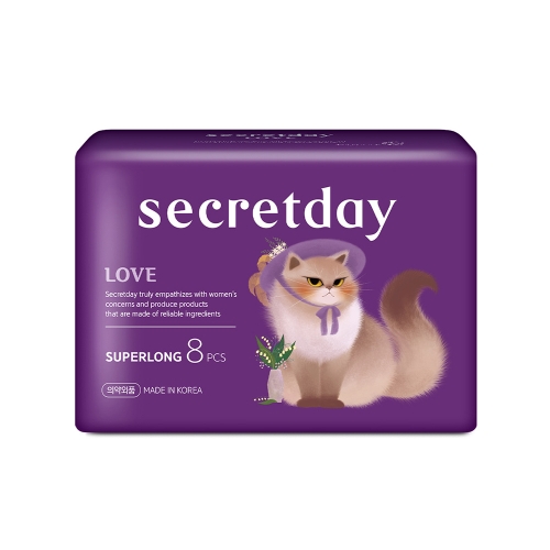 시크릿데이 러브 슈퍼롱 오버나이트 8개