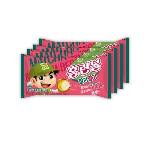 해태제과  홈런볼 말차딸기 43g