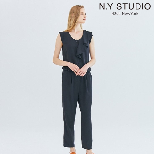 비지트인뉴욕 러플 점프슈트 YX5OV21