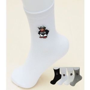 알티피아 성인 r곰돌이 중목 양말 10족 세트 WFG1VWE